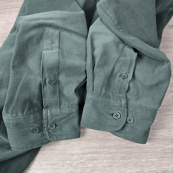 Knightsbridge Faux Suede Button-Down Shirt - Picture 7 of 9